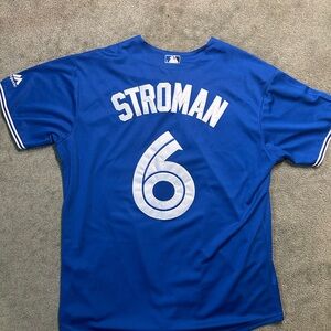 Majestic Toronto Blue Jays Marcus Stroman Size XL Home Cool Base Jersey